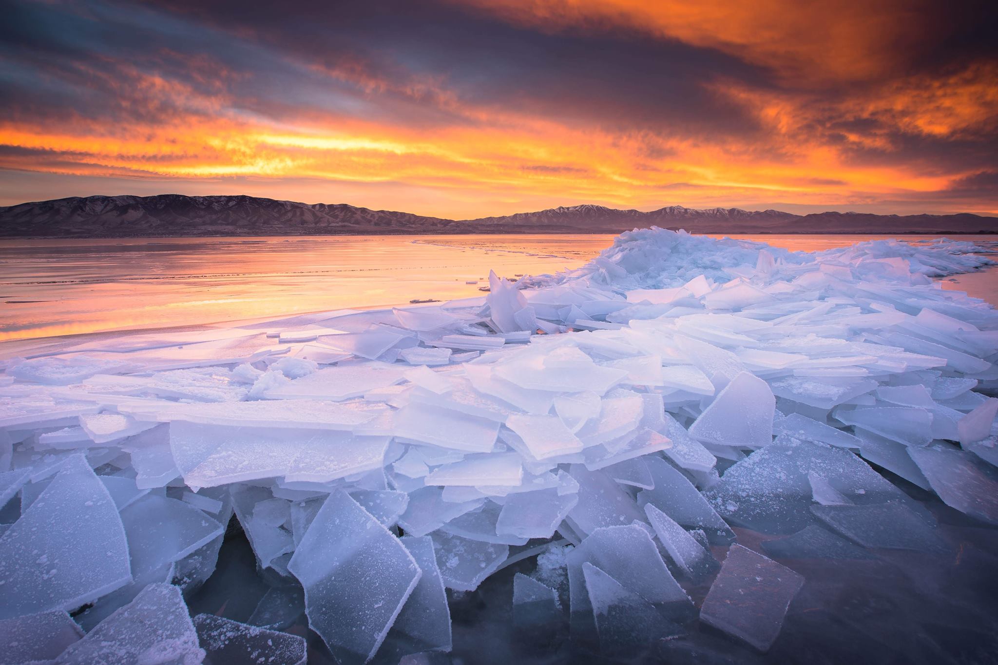 Utah Lake Ice