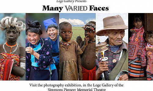 Many Varied Faces Exhibit at Pioneer Theatre